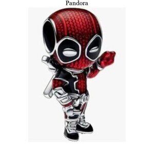 2024 New Marvel Deadpool Charm Red Dead Man Charm Fit Pandora Bracelet
